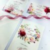 NZ 996 Lavish Pastel Pink Wreath Invitation -0