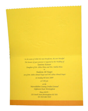 Panache 1034 floral saffron budget wedding invitations-0