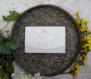 1817M folded floral wedding invitation -7712