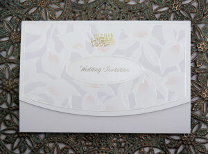 1817M folded floral wedding invitation -7713