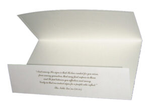 neutral white wedding invitation