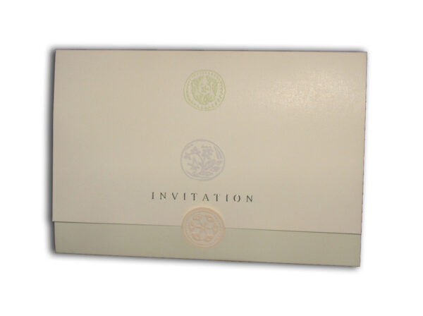 Ivory simple wedding invitations