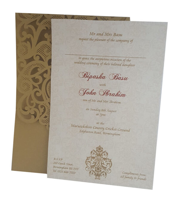 LC 1080 Royal Gold Lace Invitation-3707