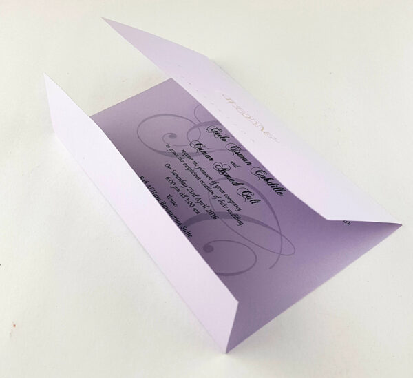 Panache 3008 pearlescent lilac cheap wedding cards-0