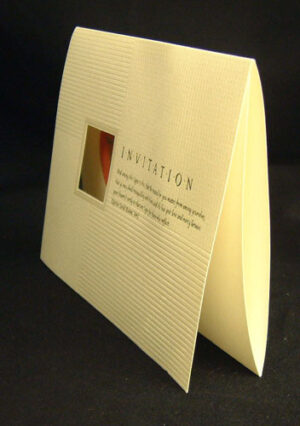 Simple Muslim Invitation in white