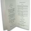 ABC 469 Simple white and silver order of service-0