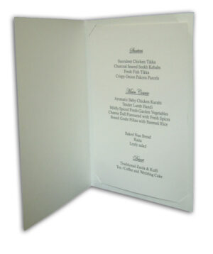 ABC 430 Blue flourish wedding table menu-0