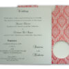 ABC 419 Amaranth red damask design pocket invitations-0