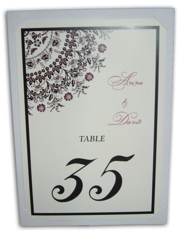 Table Card 112-1456