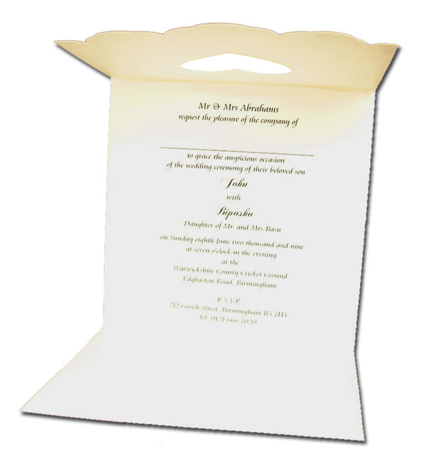 Wedding day invitation card