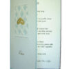 2010M sky blue tartan wedding invitation -0
