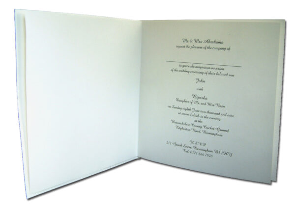 Inside text for wedding invitations
