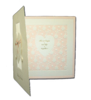 Cherish 2029W Forever together doves of love off white wedding invitations-205