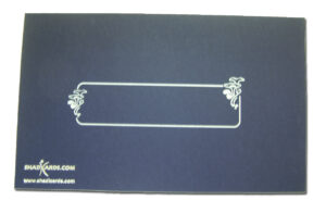 HW054 Navy Blue and silver paisley Indian invitations-1534