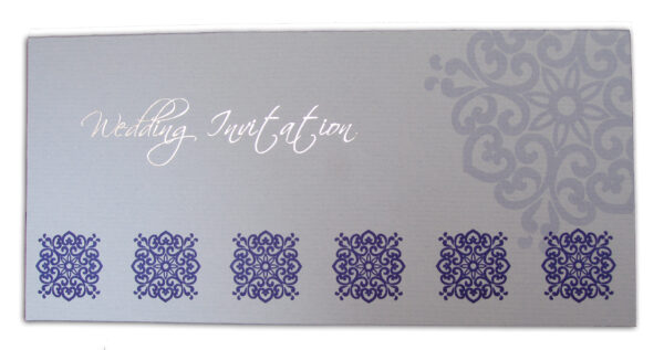 ABC 504 light blue textured wedding invitation-1306