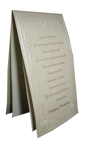 Traditional wedding invitations