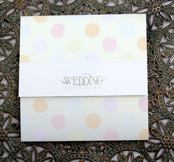 Invitation designs Polka dot wedding invitations
