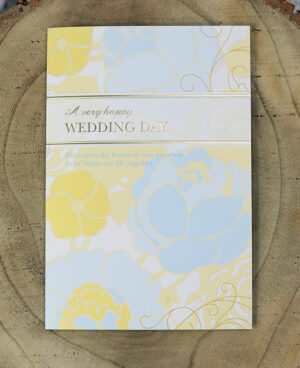Pastel watercolour flowers Wedding Day Invitations 8551 -7641