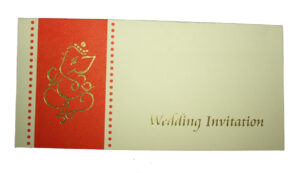 Lord Ganesha wedding card for Indian weddings