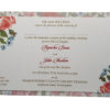 Multicoloured Traditional Floral Invitation ABC 371 -0