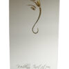 desi Hindu Indian invitation card in white with Gold Ganesh