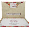 Marble Pocket Floral Invitation ABC 518 -0