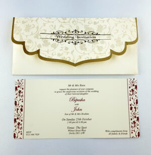 ABC 597 WI Pocket Wedding Invitation-4938