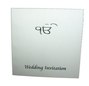 Ek Onkar Wedding Invitation Card