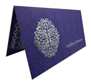tiffany blue wedding invitations with silver foil