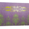 Lovely Oriental Purple Invitation Card
