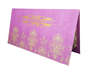 Purple Wedding invitation card online