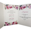 Elegant Rose Pocketfold Invitation ABC 883 -0
