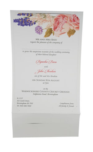 ABC 901 Personalised Wedding Invitation-0