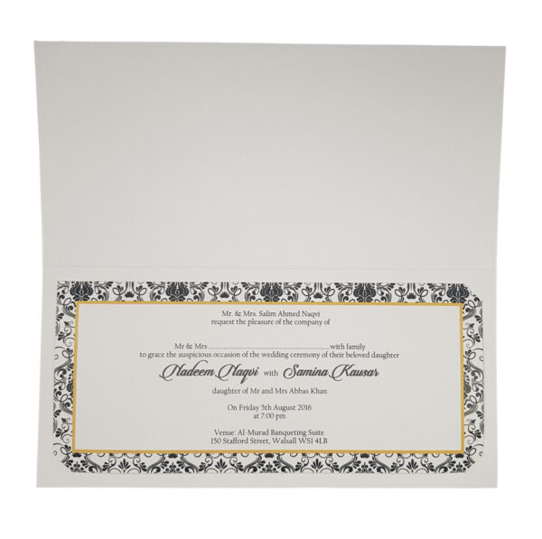 ABC 912 Personalised Wedding Invitation-0