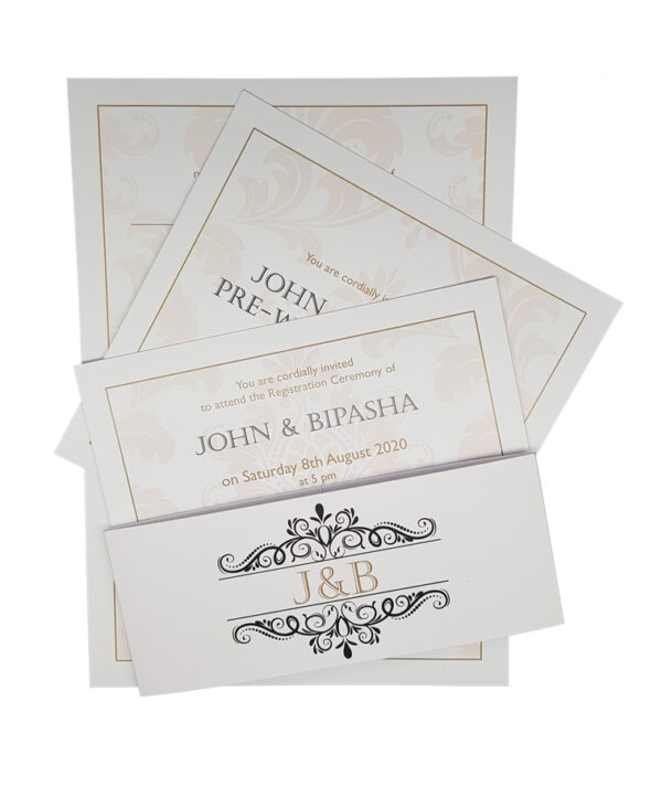 Tiered wedding invitation packages