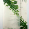 ABC 971 Simple Translucent Botanical Vellum Invitation -0
