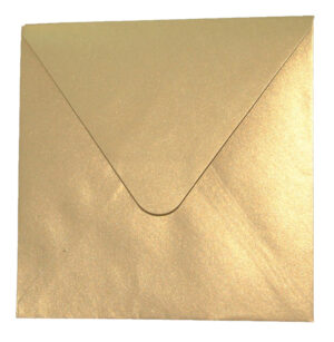 E28 Square Antique Golden (PM40-14) wedding invitations Envelope-0