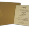 AK 305 Modern layered cream and gold Muslim invitations-0