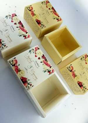 Personalised Cream Favour Box-4635