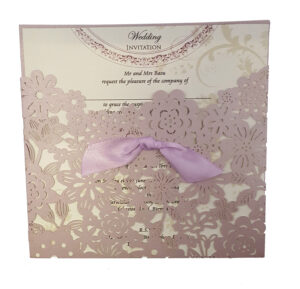 lilac wedding invitation inserts