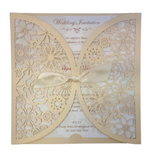 LC 8330 Delightful Gatefold Floral Pocket Invitation-3411