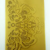 LC 9017 Large Metallic Gold Pocketfold Lasercut Invitation-0