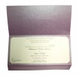 ABC 330 WI Lilac Invitation with foiled Wedding Invitation-0