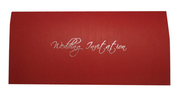 ABC 330 WI Red Wedding Invitation-2395