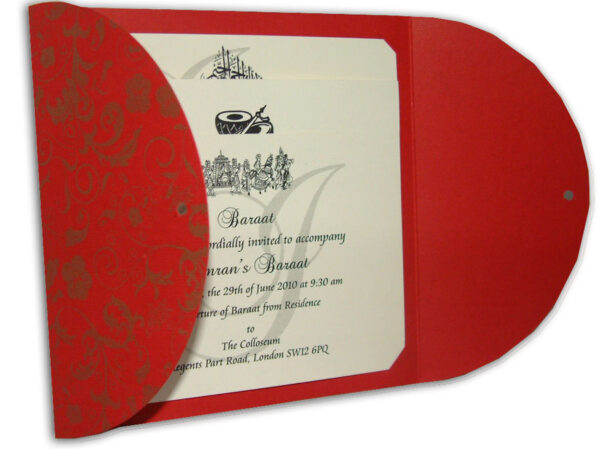 Baraat Invitation wording