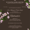 NZ 1010 Brown rustic floral Akhand Path Invite-0
