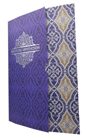 PBM WI Morrocan Tile Arabesque Blue, grey and Silver Marriage Invite-2568