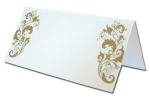 PL10 Gold filigree table place cards-0