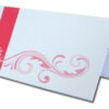 PL11 Shocking pink flourish place cards-0