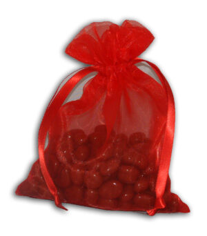 Red Sheer wedding or party favour Bag-1216